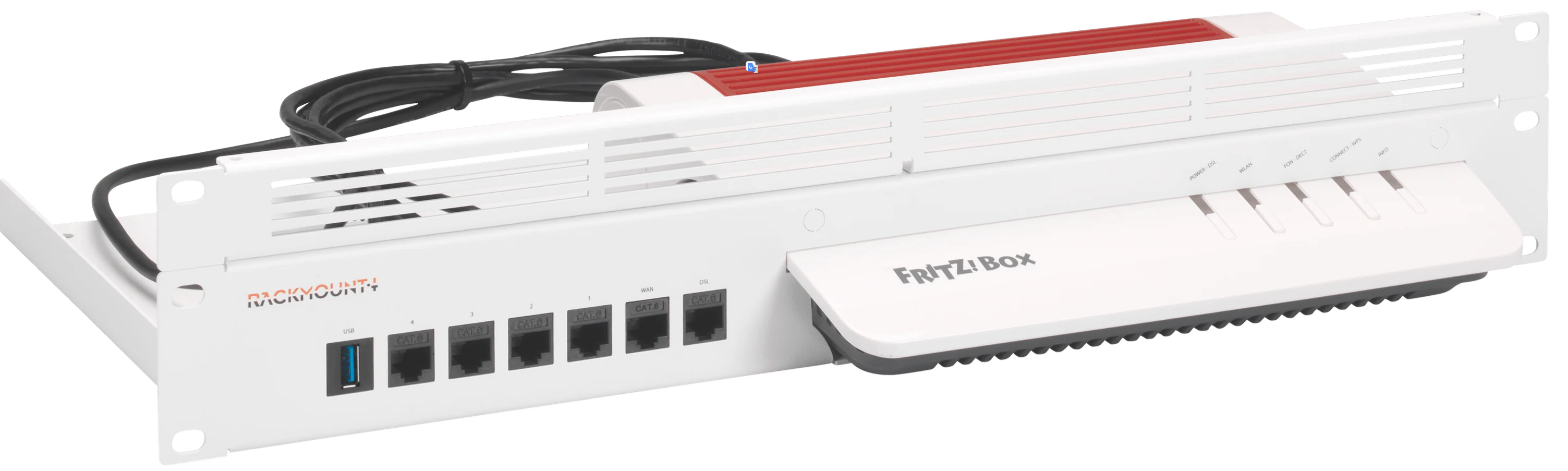 Rackmount.IT - Rackmount Kit für FRITZ!Box 5590 - 6660 - 7590AX - 5690