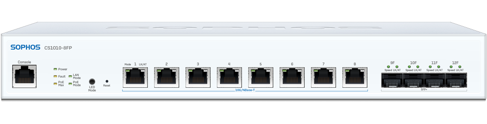 CS1010-8FP Sophos Switch - 8 port (8x10GbE NBase-T) mit Full PoE