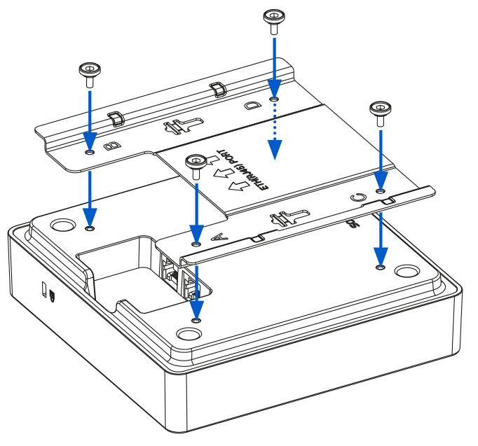 Sophos AP6 Halterungsset für Plenum- & flache Deckenmontage (nur für AP6 420, 420E, 840, 840E)