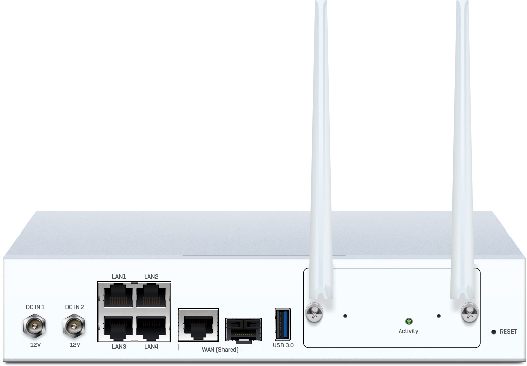 SD-RED 20 Back with 3G-4G Expansion Slot