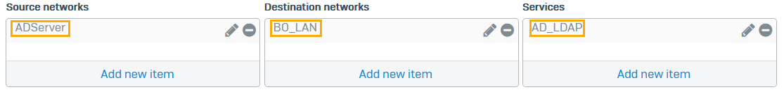 SD-WAN settings in head office.