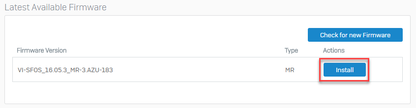 Install the latest firmware version.