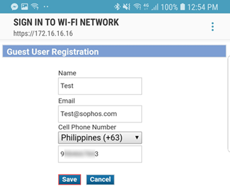 Guest User Registration.