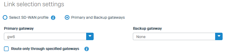 WAF SD-WAN route link selection.