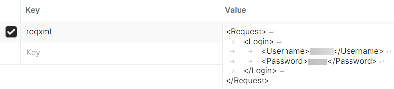 Enter the authentication request.