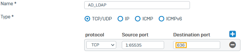 SD-WAN port in branch office.