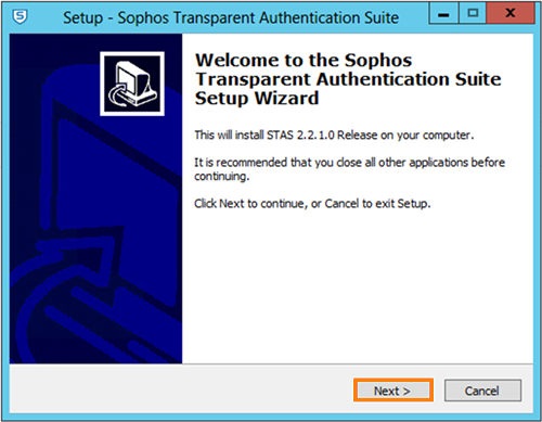 STAS setup assistant.