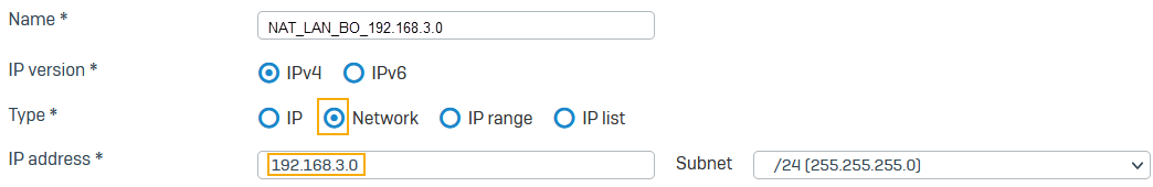 Remote translated LAN IP host configuration on firewall one.