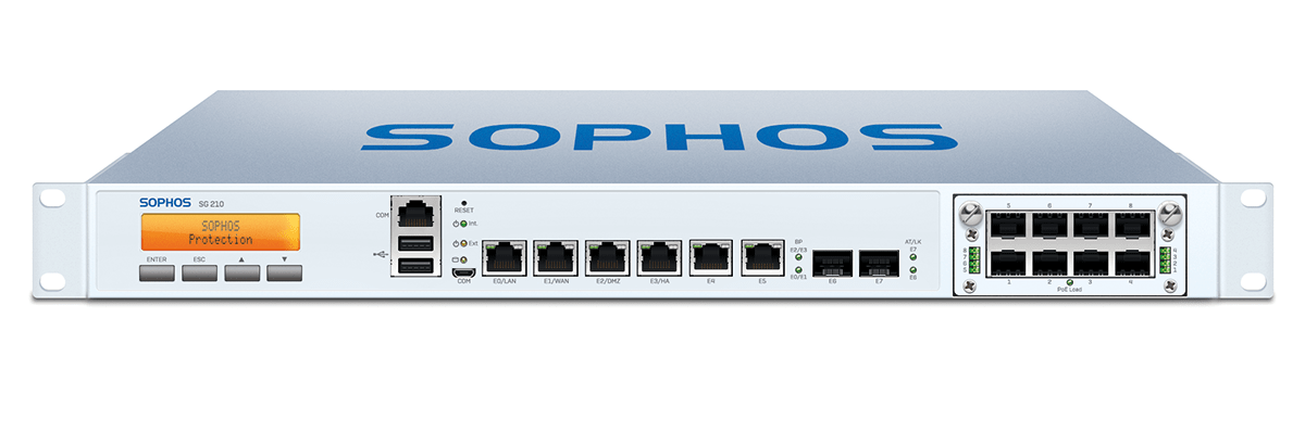 Sophos SG210 - SG330 Mietgeräte bei Defekt Expressversand