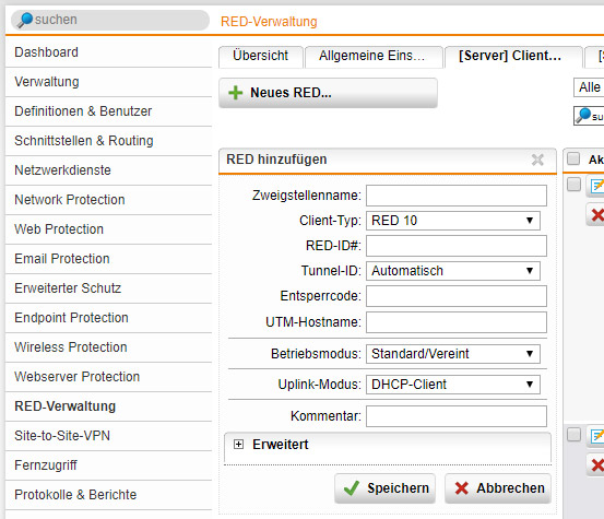 Sophos-SG-RED-Einstellungen