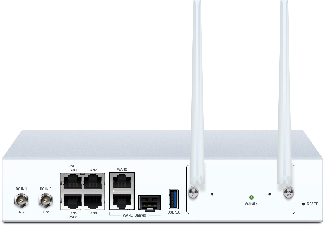 SD-RED 60 Back with 3G-4G Expansion Slot